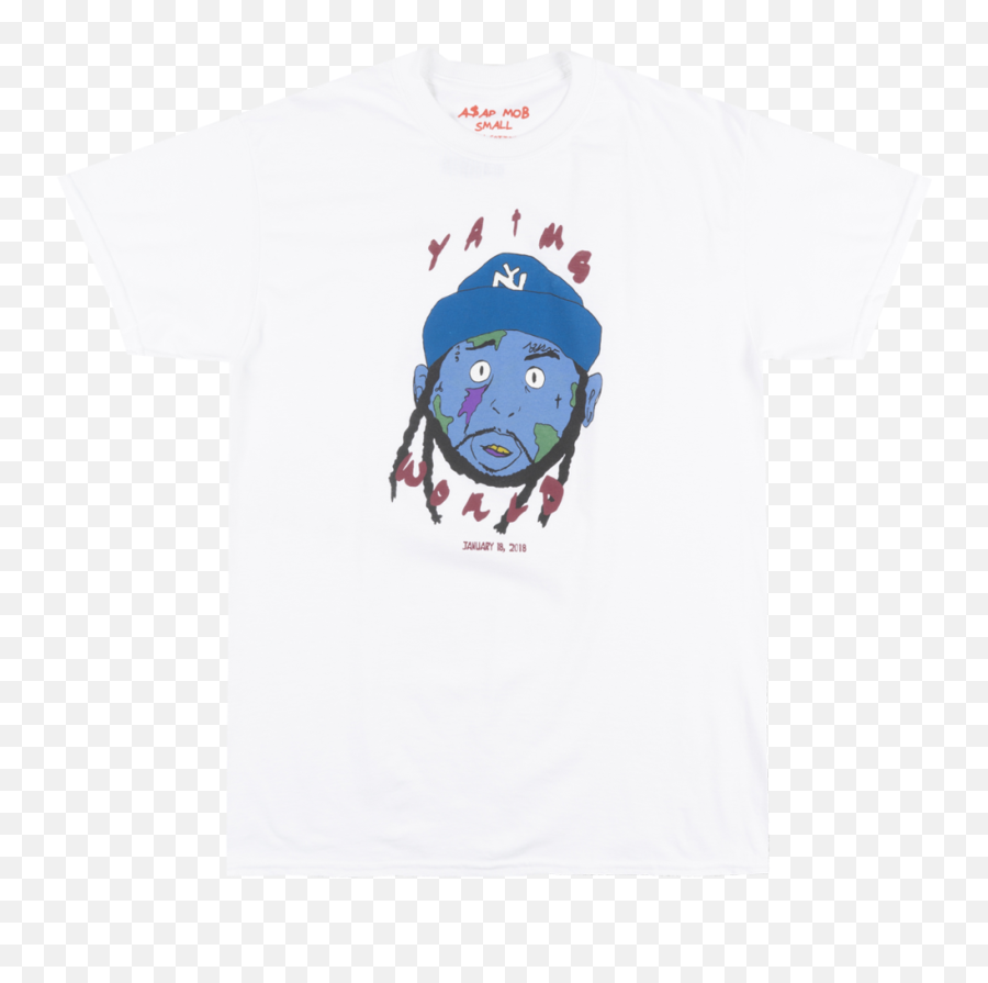 Download Hd Asap Mob Yams World T - Shirt Mens White Awge Asap Mob Png,Asap Rocky Png