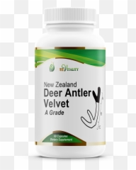 Deer Antler Velvet Grade 60 X 250mg - png