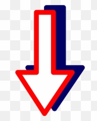 Down Arrow Clip Art Clipart - Red White Blue png