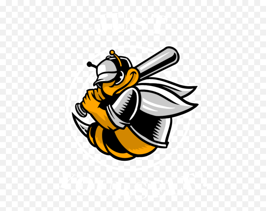Just Bee Yourself - Bee Baseball Logo Clipart Full Size Baseball Png,Baseball Logo Png