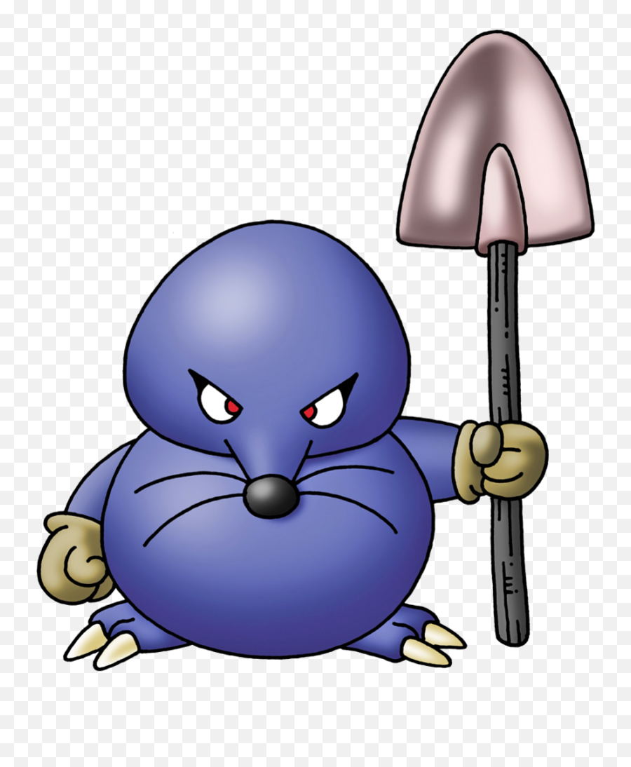 Mad Mole Clipart - Dragon Quest Mole Png,Mole Png