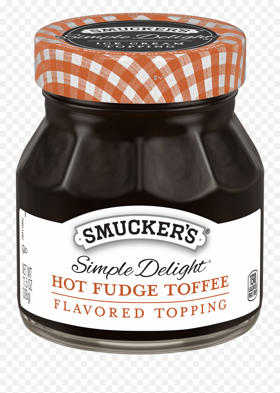 Simple Delight Hot Fudge Toffee Flavored Topping - Smuckers Salted Caramel Png,Fudge Png