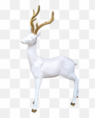 White Deer U2013 Marble U0026 Co - Barren Ground Caribou Png,Deer Transparent