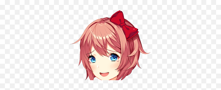 Happycrying Sayori Sprite Open Mouth - Album On Imgur Sayori Sprites Png,Anime Tears Png