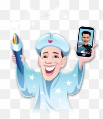Free Caricature Online From Photo With Wish2be - Cartoon Smartphone Png,Cartoon Cartoon Logo