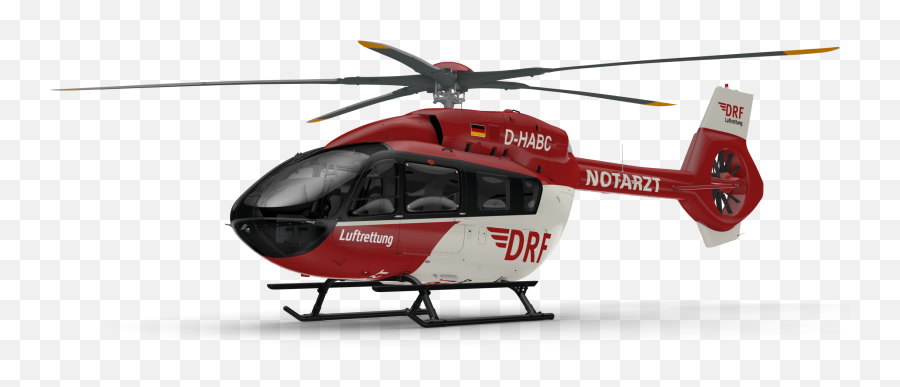 German Hems Operator Drf Luftrettung Expands Its H145 And - Drf H145 Png,Police Helicopter Png