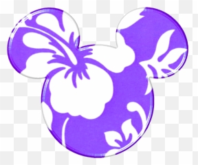 Head Of Mickey Mouse Like Flowers - Mouse Outline png