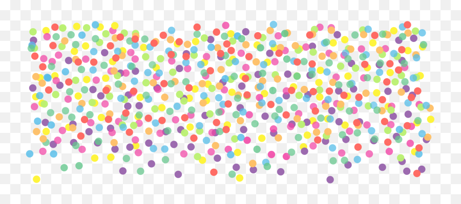 Confetti Sprinkles Clip Art Image - Transparent Background Confetti Border Png,Diamonds Falling Png