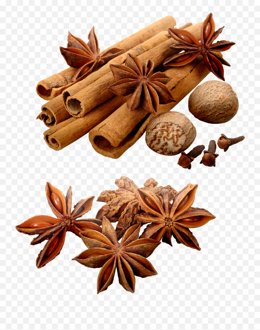 Food Spices Cinnamon - Star Anise Cinnamon Png,Cinnamon Png