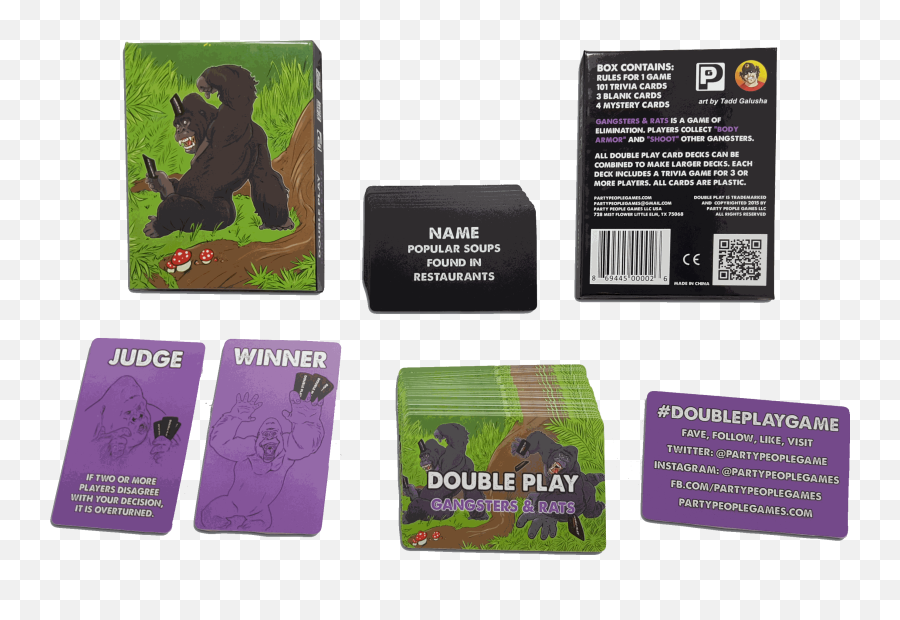 Download Hd Gangsters And Rats - Double Play Dodgeball Label Png,Dodgeball Png