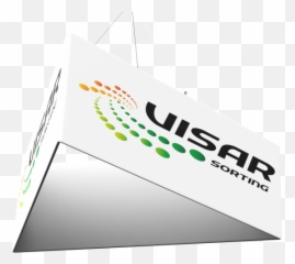Custom Triangle Trade Show Hanging Banner Eastern - Signs Horizontal Png,Hanging Banner Png
