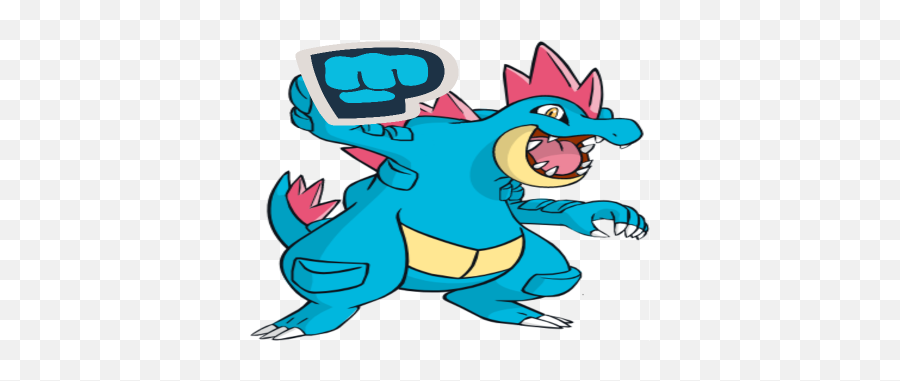 Can We Give Feraligatr Credit For Doing The Brofist Best - Pokemon Impergator Png,Feraligatr Png