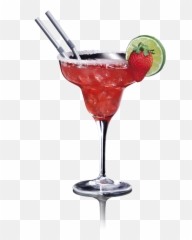 Download Hd Daiquiri Fresa - Martini Glass Png,Fresa Png