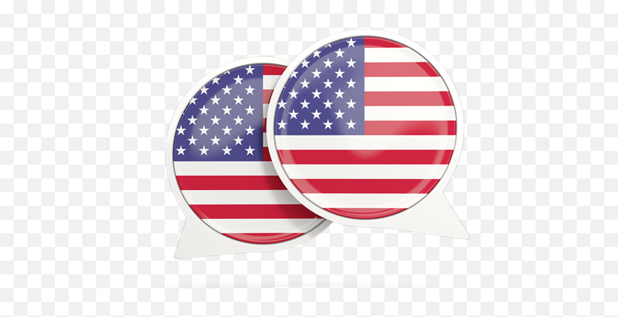 Round Chat Icon - Jamaican American Flag Png,American Flag Icon