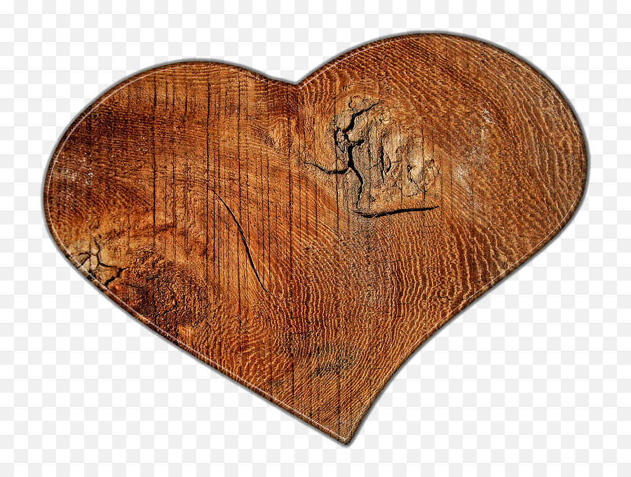 Download Love Wood Hq Png Image - Wooden Heart No Background,Wood Grain Png