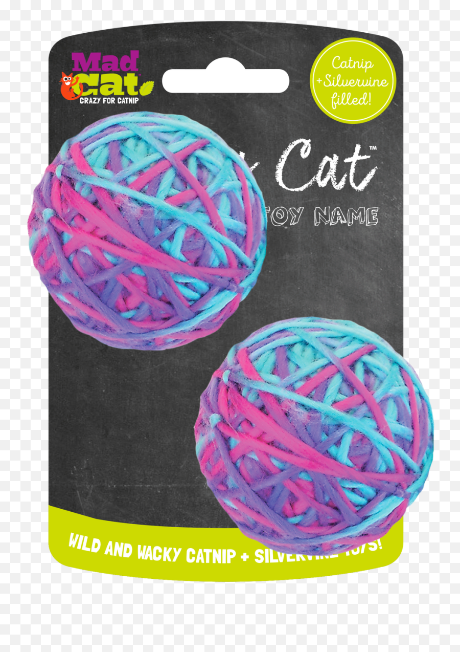 Mad Cat Soft Yarnball 2 Pk - Soft Png,Crazy Icon Pack