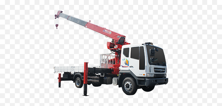 Download Boom Crane Truck - Crane Truck Png Full Size Png Truck With Crane Png,Crane Png