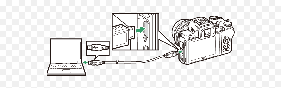 Connecting To Computers Via Usb - Vertical Png,Usb Connected Icon