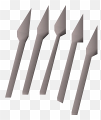 Steel Bolts Unf - Osrs Wiki Metal Shaft Crossbow Bolt Png,Steel Png