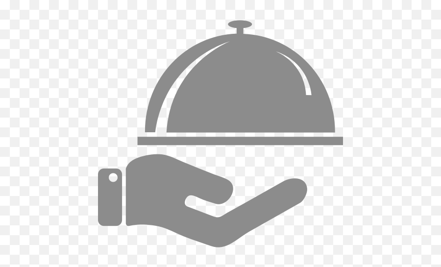 Gray Food Icon Png Symbol - Food Icon,Hard Hat Icon Png
