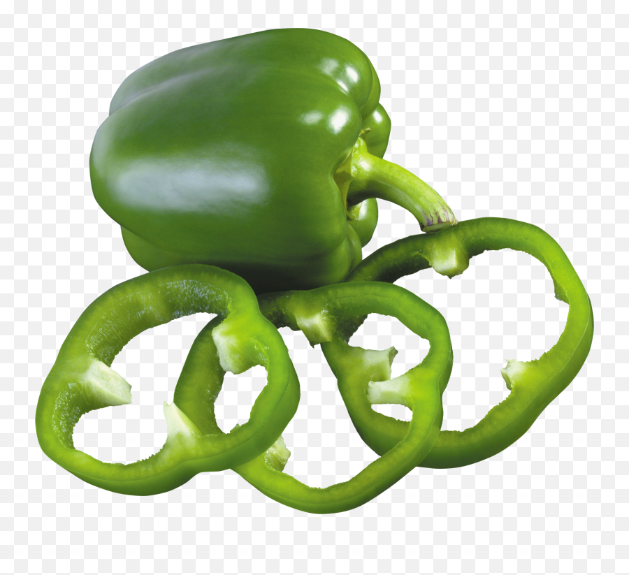 Green Pepper Png Image - Green Bell Pepper Png,Green Pepper Png