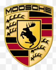 Prancing Moose Creator Sent Cease And Desist Letter By Vol - Porsche Car Logo Png