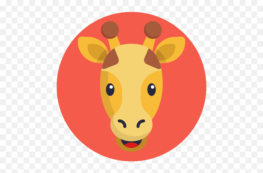 Giraffe Emoji Icons Png 1 - Icon,Giraffe Icon