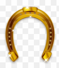 Lucky Horse Shoe Png Library Stock - Gold Horseshoe Png,Horseshoe Png