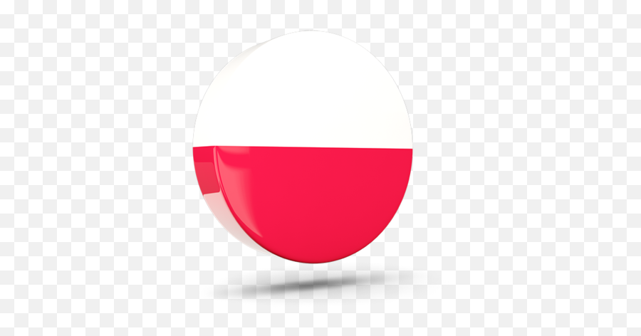 Glossy Round Icon 3d Illustration Of Flag Poland - Polonia Flag Round Png 3d,Polish Icon
