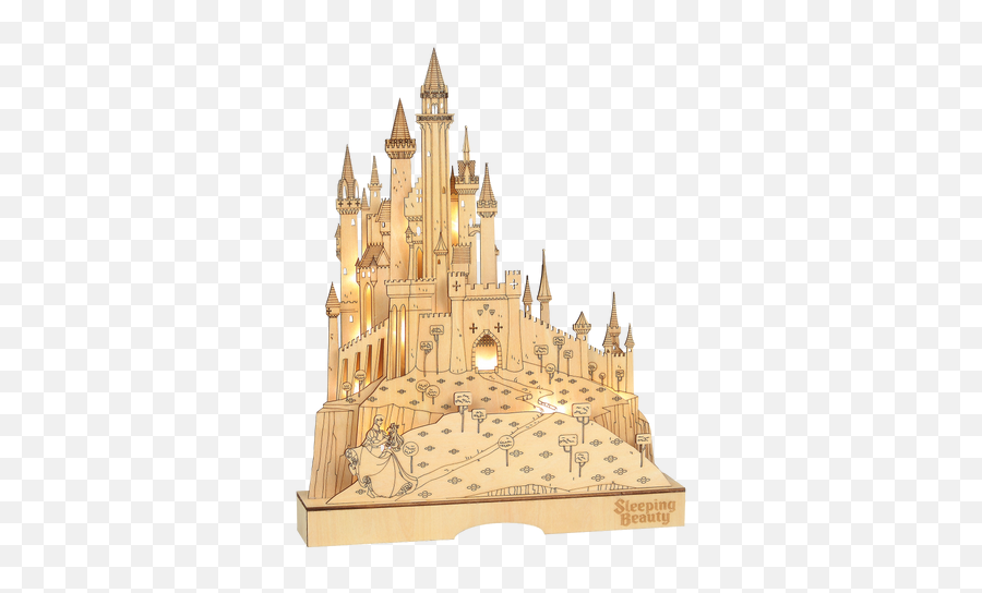 Disney By Department 56 Sleeping Beauty Illuminated Castle - King Illuminated Palace Png,Sand Castle Icon