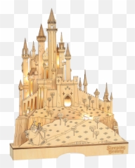 Disney By Department 56 Sleeping Beauty Illuminated Castle - King Palace png