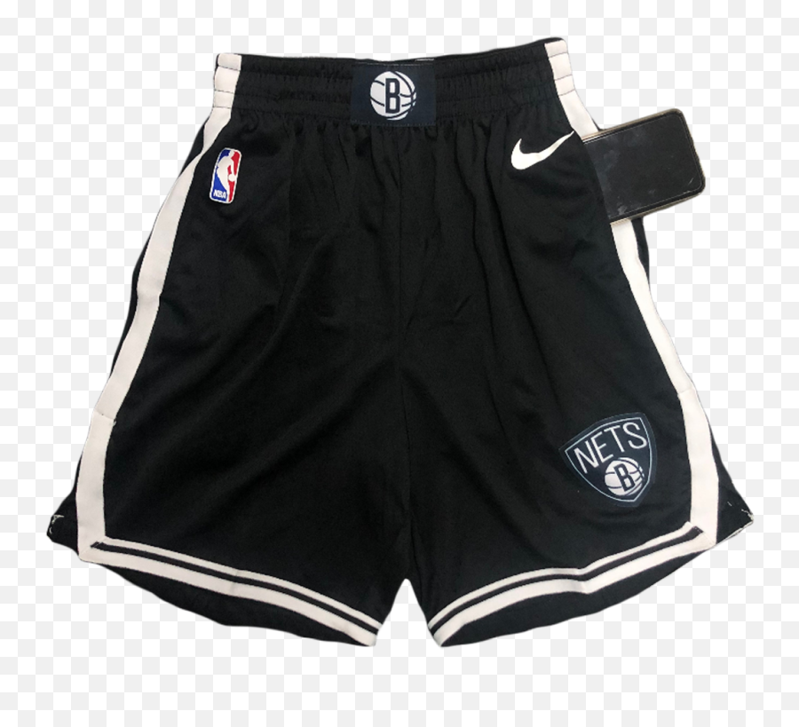 Menu0027s Brooklyn Nets Nike Black 201920 Swingman Nba Shorts - Brooklyn Nets Png,Nba Icon