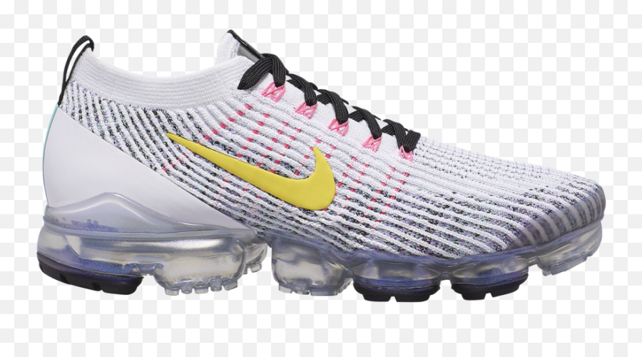 Nike Air Vapormax 30 White Dynamic Yellow Hyper Turquoise - Vapormax Flyknit 3 Blue Png,Images Of Nike Logos