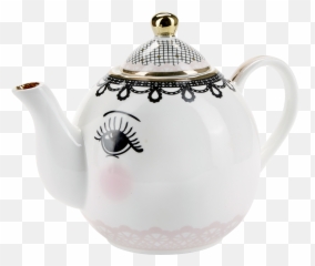 Miss Etoile Lace Eyes Teapot - Miss Etoile Teapot Png,Teapot Png
