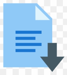 Open Document Icon In Color Style - Blue Icon png