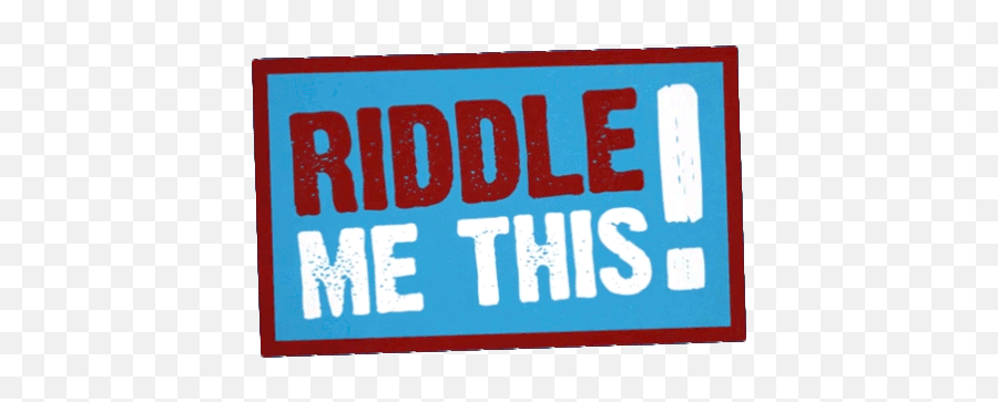 Riddle Me This Signage Sticker - Riddle Me This Signage Fall Riddles Gif Png,Riddles Icon