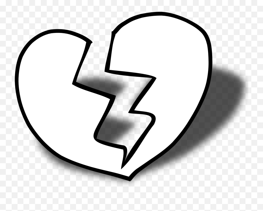Library Of Doodle Heart Graphic Black And White Stock Free - White Broken Heart Png,Heart Doodle Png