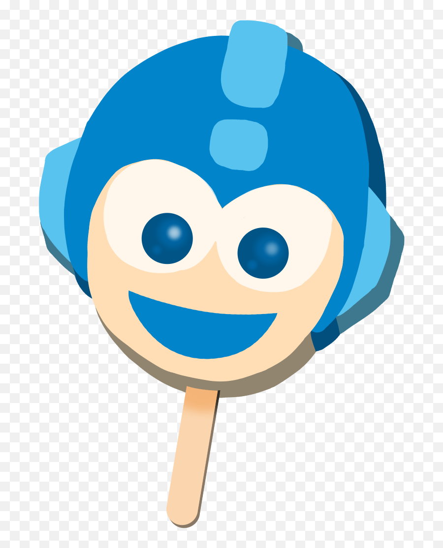 Mega Man Popsicle Mockup Rmegaman - Mega Man Popsicle Png,Mega Man Icon