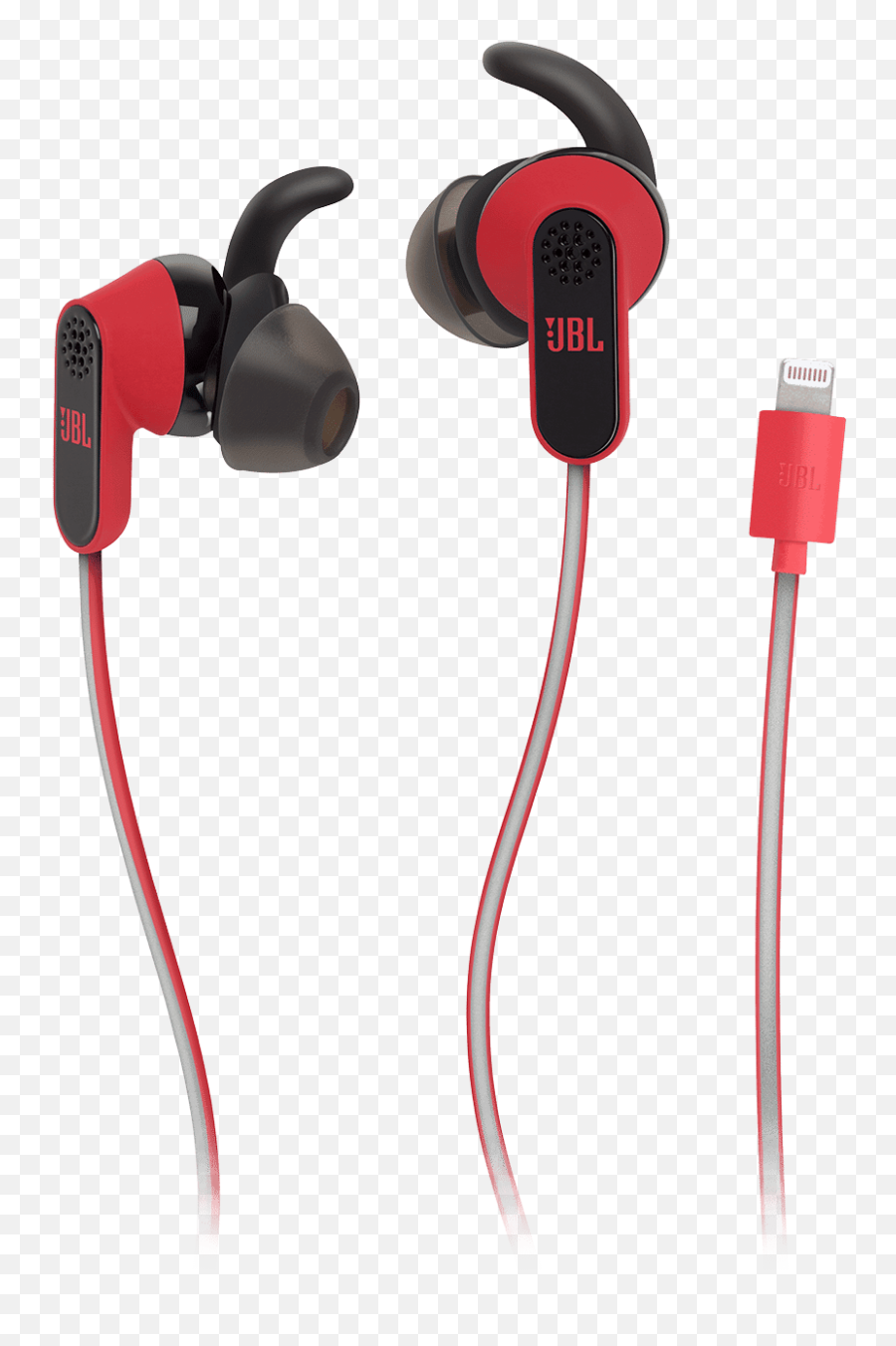 Genuine Jbl Reflect Aware In - Ear Lightning Red Jbl Reflect Aware Headphones Png,Red Lightning Transparent
