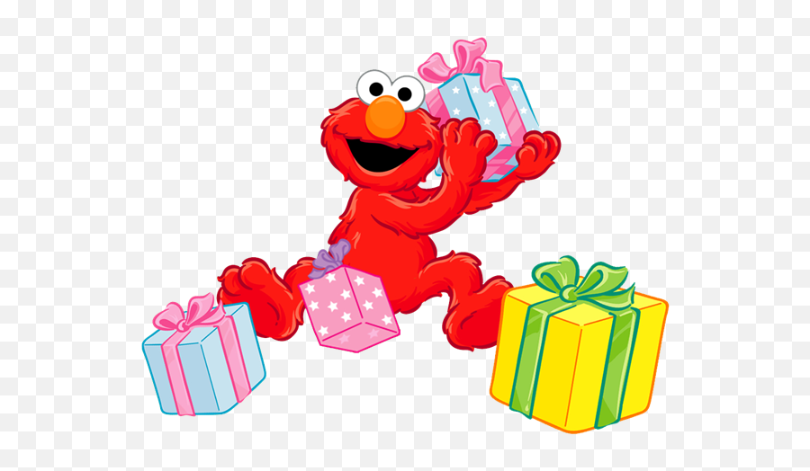 Elmo Sitting Clipart - Sesame Street Birthday Elmo Png,Elmo Transparent