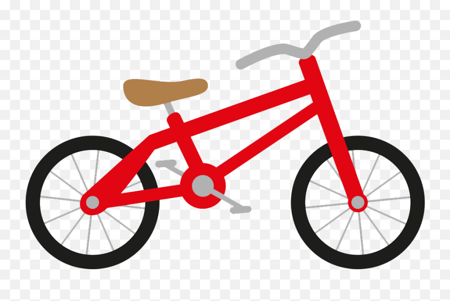 Icon Red Bike Clipart Transparent - Clipart World Red Bicycle Png,Biker Icon