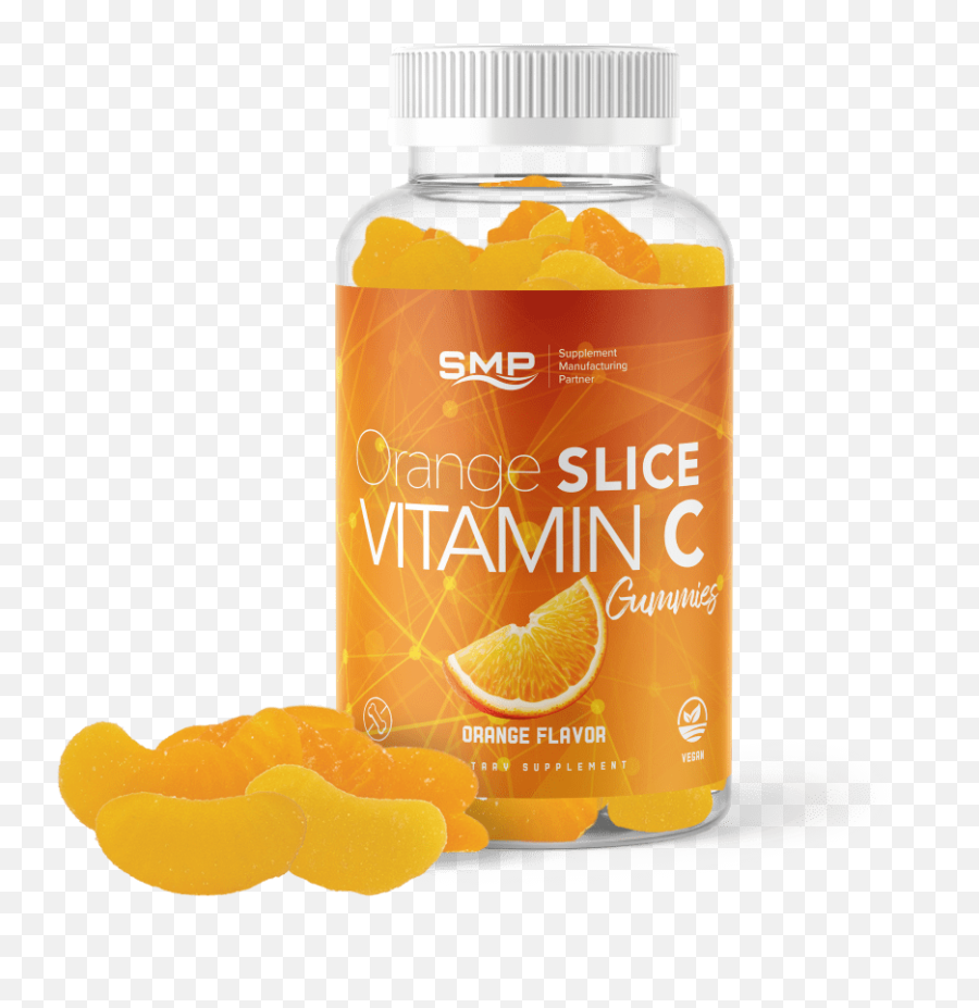 Private Label Vitamin C Slices - Orange Flavor Mandarin Orange Png,Orange Slice Png