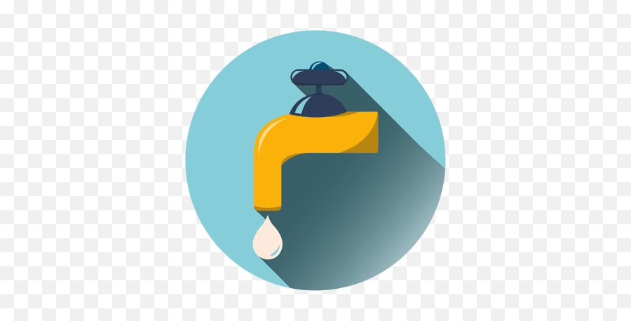 Water Tap Round Icon - Water Icon Png Round,Water Icon Png