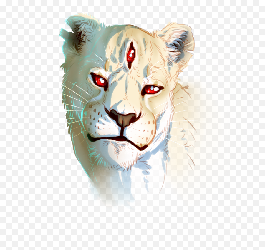Lion With A Third Eye Png Image - Illustration,Third Eye Png
