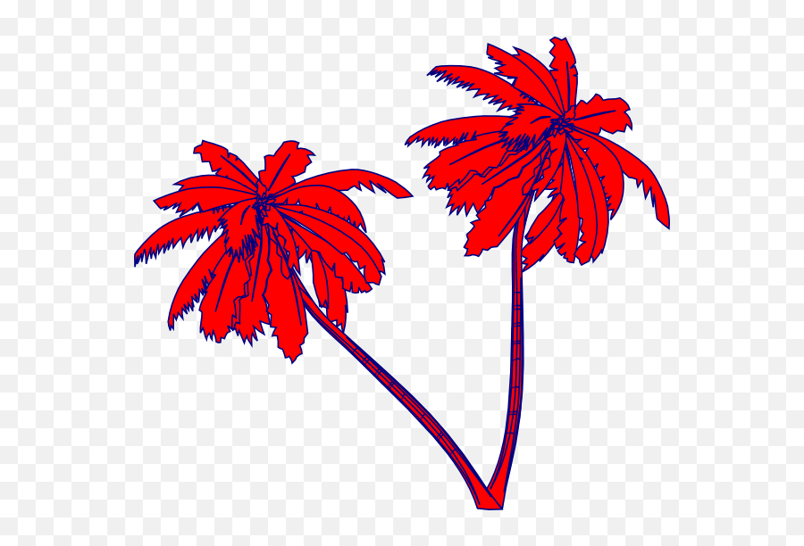 Unforgettable Cliparts Palm Tree With Christmas Lights - Palm Tree Vector Png Transparent,Christmas Lights Png