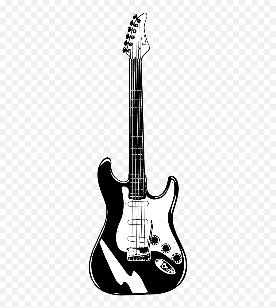 Guitar Vector Png Free - Electric Guitar Png Vector,Electric Guitar Png