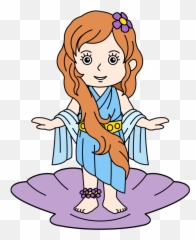 Aphrodite - Cartoon Clipart Full Size Clipart 1075732 Clip Arts Aphedite Png,Aphrodite Png
