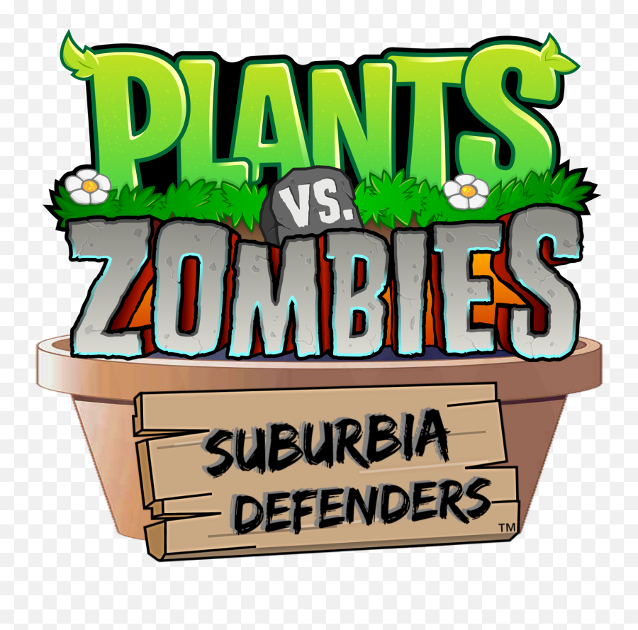 Suburbia Defenders - Plants Vs Zombies Logo Edit Png,Plants Vs Zombies Logo