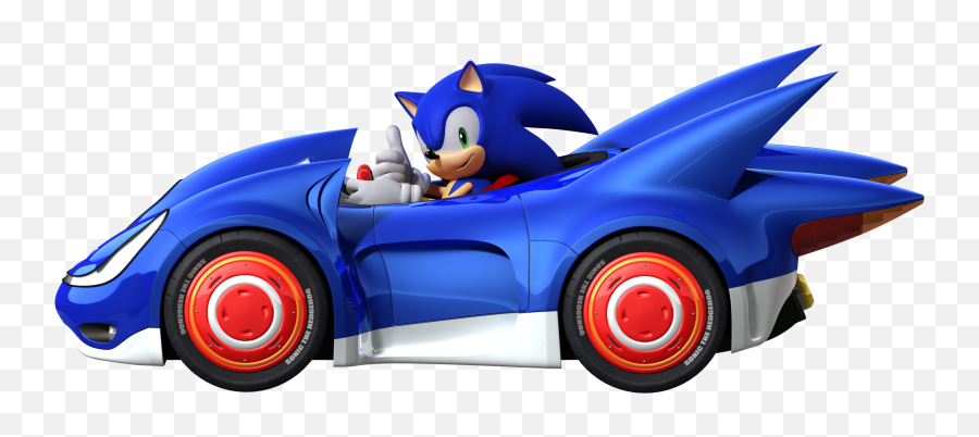 Sonic The Hedgehog Car Png - Sonic All Stars Racing Png,Carro Png