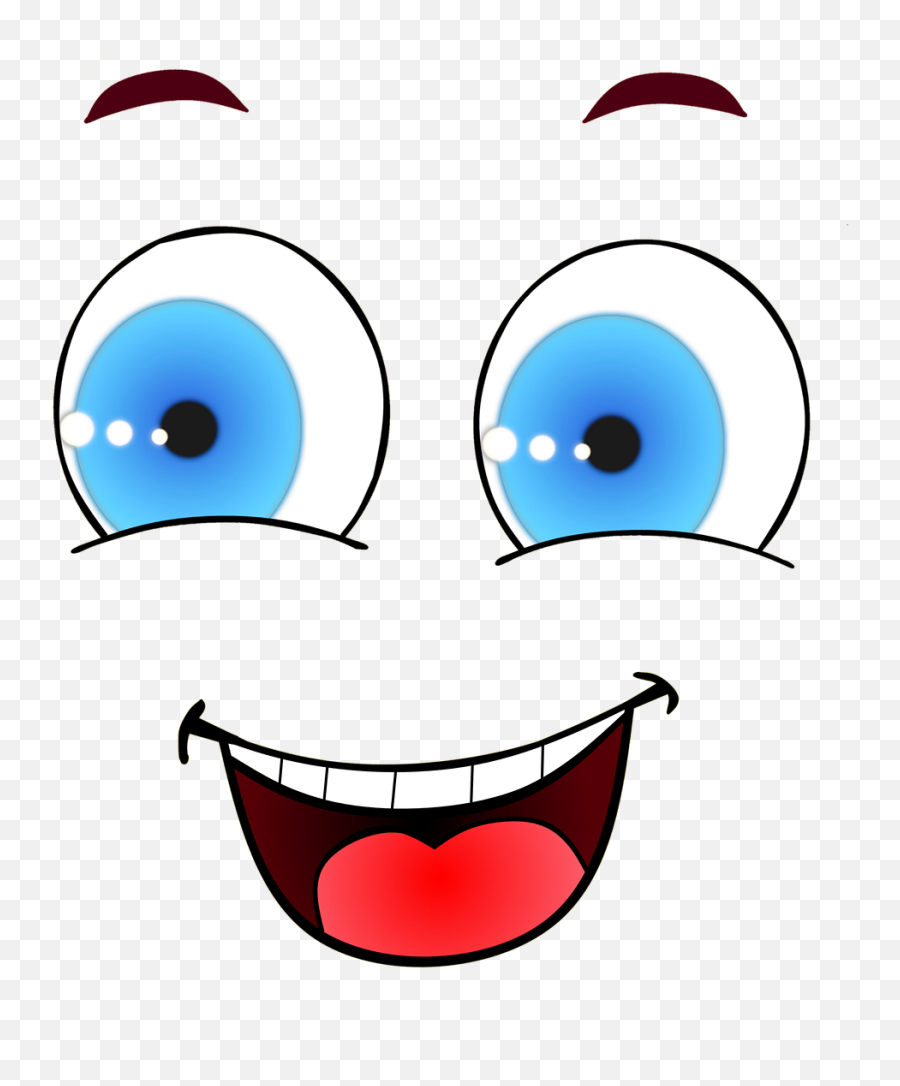 Face Smiley Laugh - Free Image On Pixabay Smiling Eyes Nose And Mouth Png,Laughing Face Png
